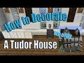 Minecraft Decorate a Tudor House Tutorial | incl wall tiles + pool table !