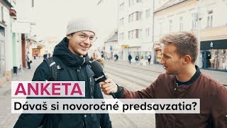 ANKETA | Aké si dávame novoročné predsavzatia?