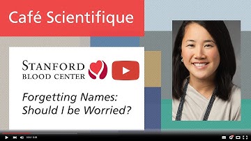 Cafe Scientifique: Forgetting Names: Should I Be Worried?