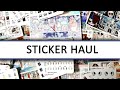 Planner Sticker Haul #95 (kits, doodles)