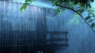 Rain Sounds For Sleeping  99,5% Minutes Instantly Fall Asleep With Rain And Thunder Sounds At Night