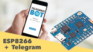 ESP8266 + Telegram Bot (Temperature Sensor and Light Control) | Smart Project