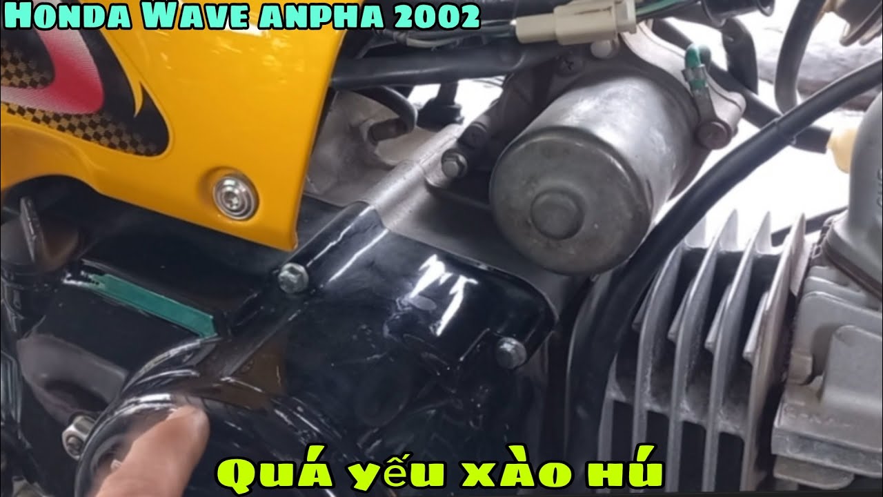 Wave anpha 2002 quá yếu xào hú/ Honda Wave anpha Wave - YouTube