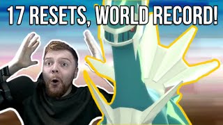 Getting Shiny Dialga in 17 Resets! Fastest in the WORLD!