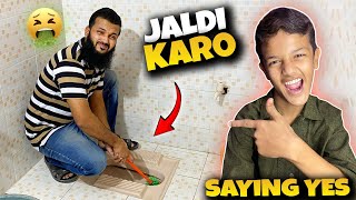 On your Demand Saying Yes to Riyan For 24 Hour Challenge 😂 Fahad Bhai 