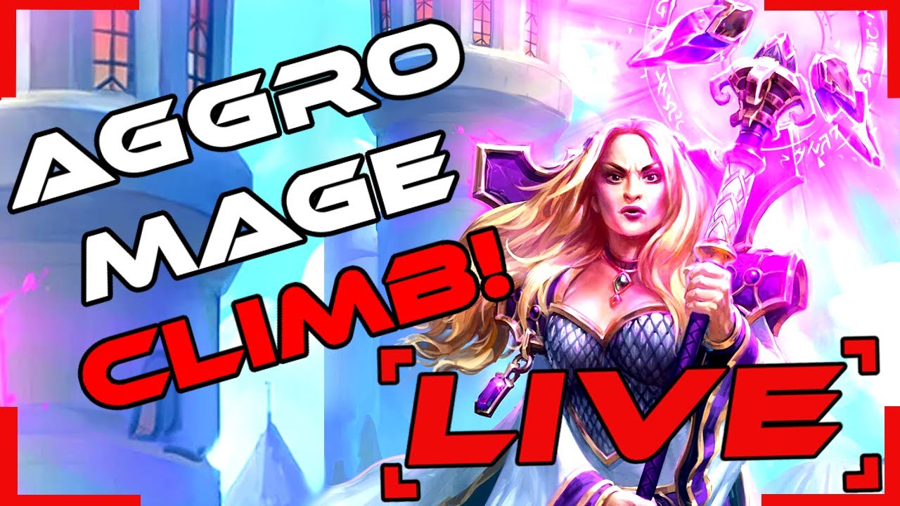 Aggro Frost Mage Climb! - March of the Lich King - Hearthstone