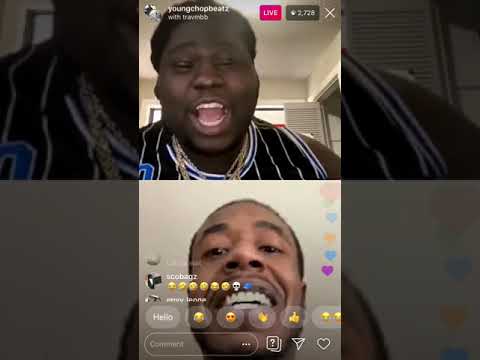 YOUNG CHOP AND TRAV ARGUE ON IG LIVE!!! 😂😂😂