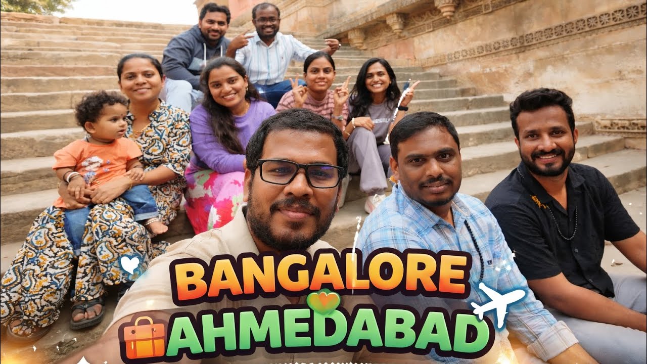 Day 1 - From dreams in the sky ✨ to stories on the ground ❤️Bangalore ➝ Ahmedabad ✈️