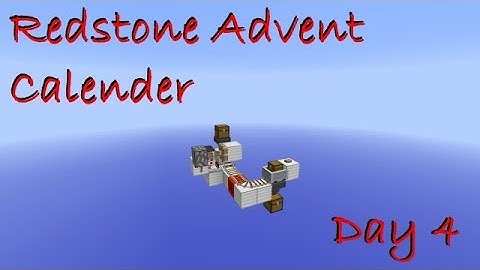 Minecraft: Redstone Advent Calender - Minecart Loader [Day 4]