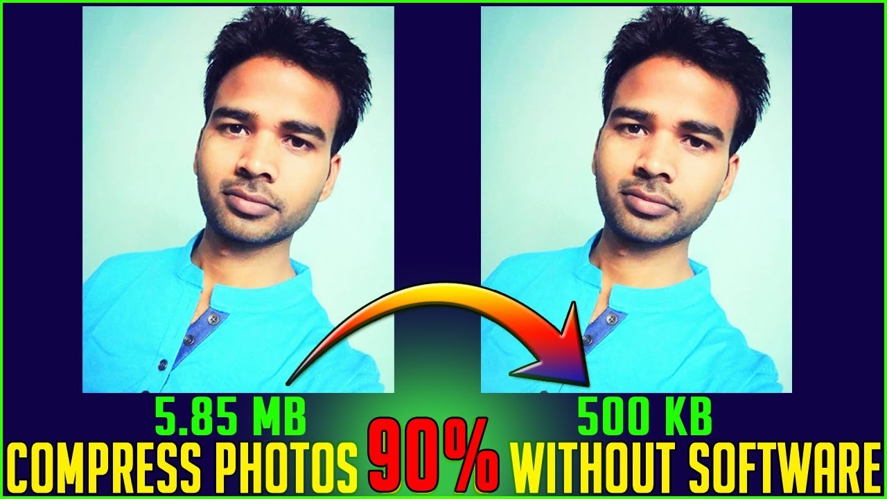 How To Reduce Image Size In KB Compress Upto 90 Without Loosing 