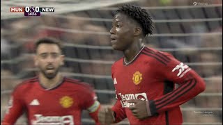 Kobbie Mainoo Goal Manchester United vs Newcastle 1-0 Extended Highlights
