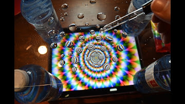 Refraction Photography Using Water Droplets