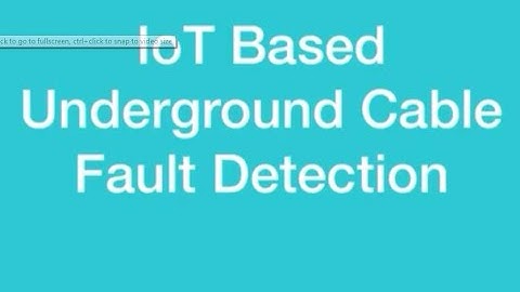 IoT Based Underground Cable Fault Detection Project | Final Year Project | Raspberry Pi 3 | Estar.pk