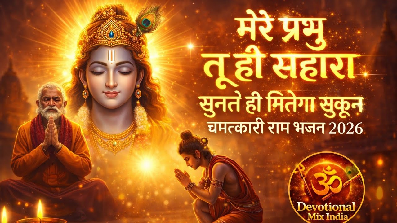मेरे प्रभु तू ही सहारा 🙏 | हृदय स्पर्शी राम भजन 2026 | Devotional Mix India