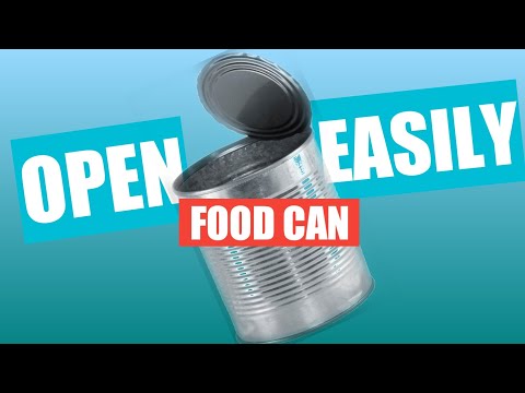 Open can 🔪 without can-opener | Life hack