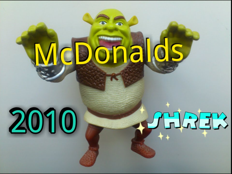 Shrek игрушка из Макдака 2010