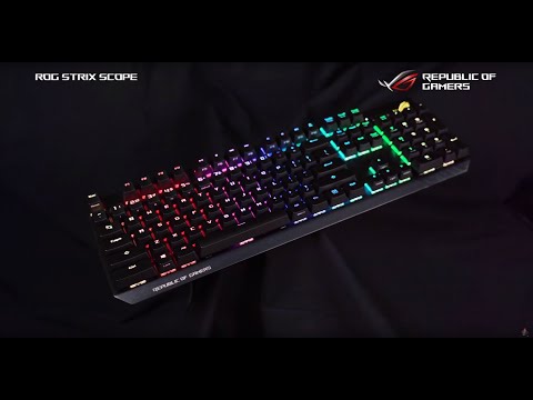 Introducing the ASUS ROG Strix Scope with CHERRY MX switches