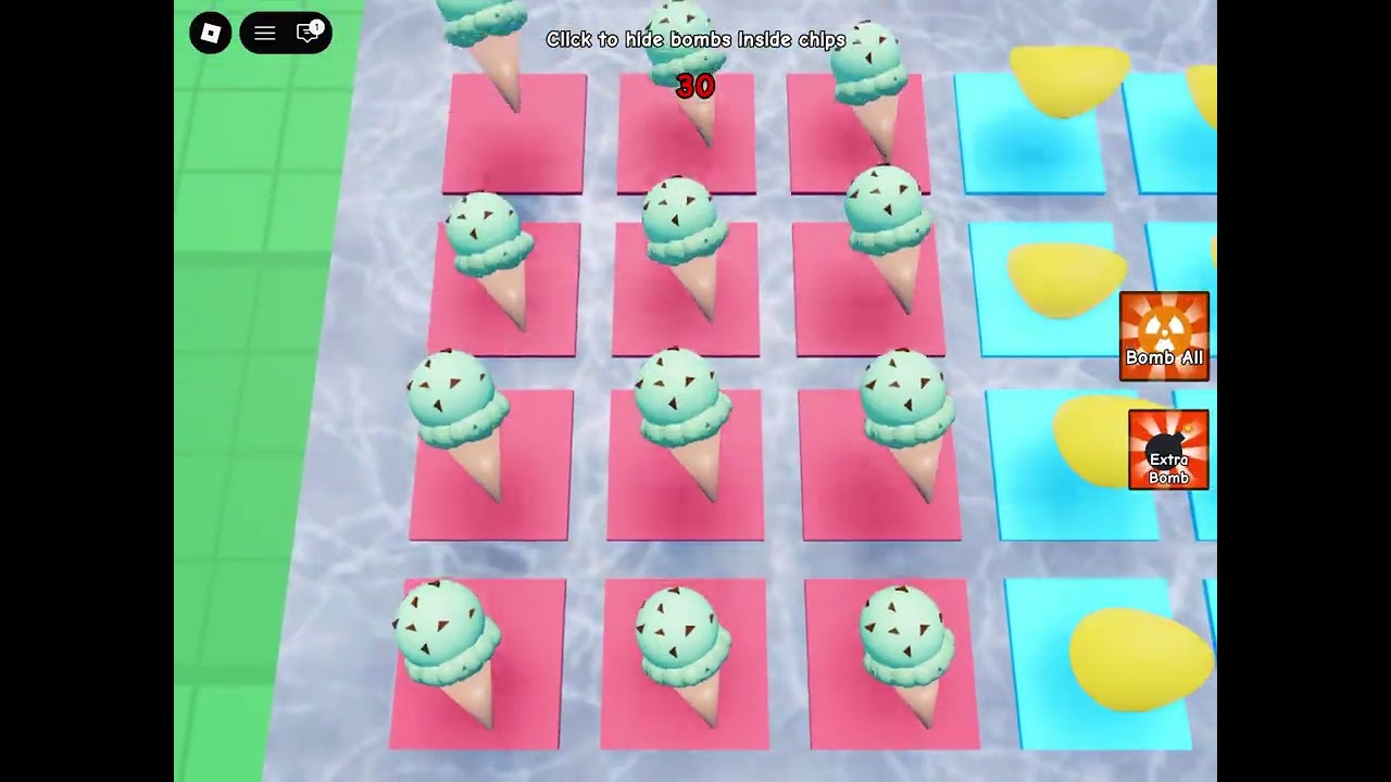 Playing chip bomb but I lost one round:)