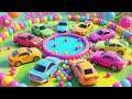 Sanftes Bällebad-Lied mit Autos 🚗🎈 | Kinderlied &amp; Spielspaß