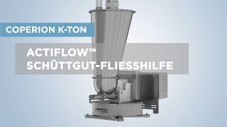 Coperion K-Tron ActiFlow™ Schüttgut-Fliesshilfe