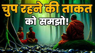 कम बोलने की आदत डालो - Buddhist Story On Power Of Silence| Gautam Buddha Story