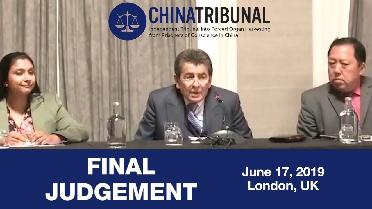 China Tribunal - Final Judgement - June 17th, 2019 (Full Verdict)
