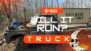 $400 road sign truck… Will it Run???