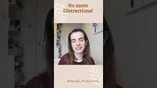 Why Do We Get Distracted and How to Stop it #productivityhacks  #howtobeproductive  #neuroscience
