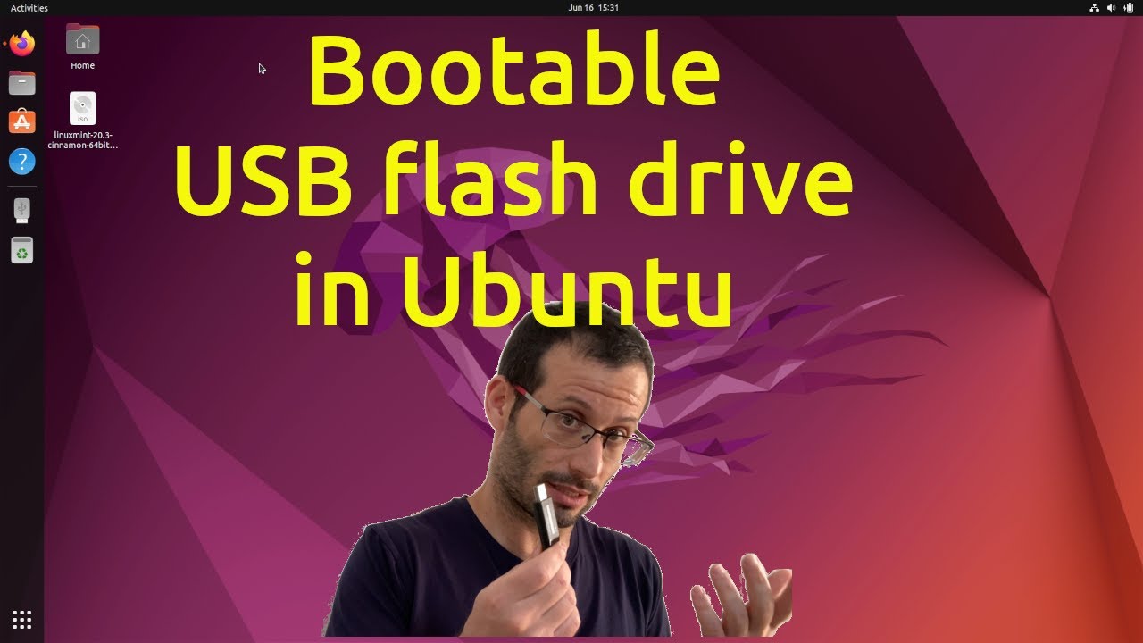 Husk Legende ambition How to create a bootable usb drive in Ubuntu 22.04 - YouTube