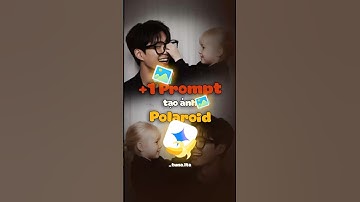 Ảnh Polaroid với Người Yêu/Bản Thân (hồi nhỏ) Gemini #anhtuna #tutorial #gemini #polaroid #aiart