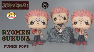 Ryomen Sukuna Funko Pops With Glow Chase Jujutsu Kaisen Unboxing