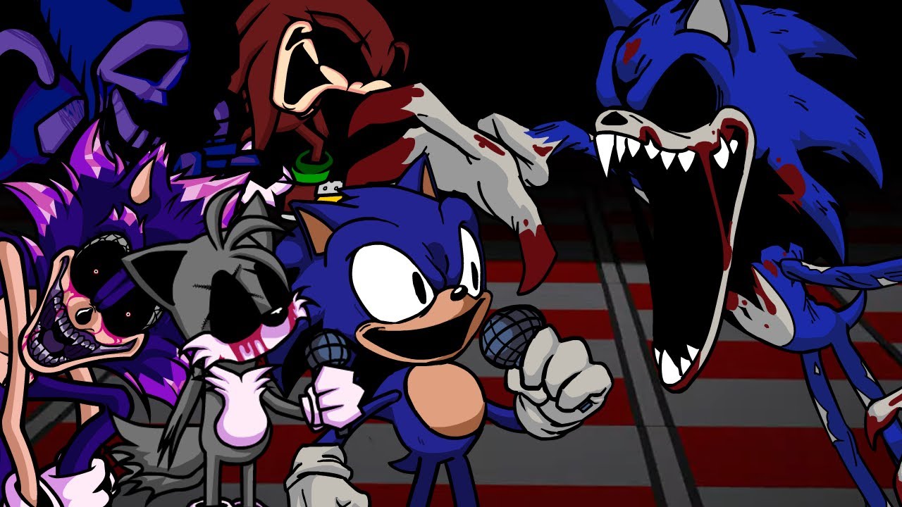 Friday Night Funkin' VS SONIC.EXE 2.0 FULL WEEK + Cutscenes (All