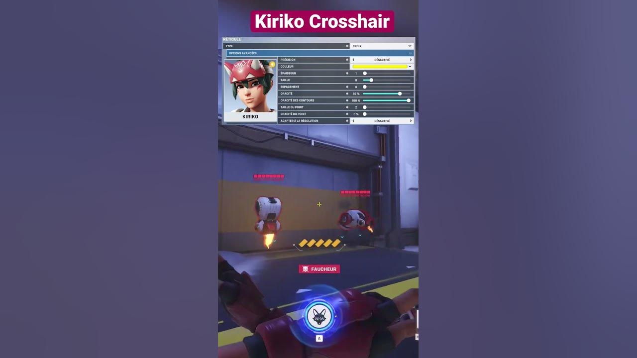 Best crosshair and DPI settings for Kiriko in Overwatch 2
