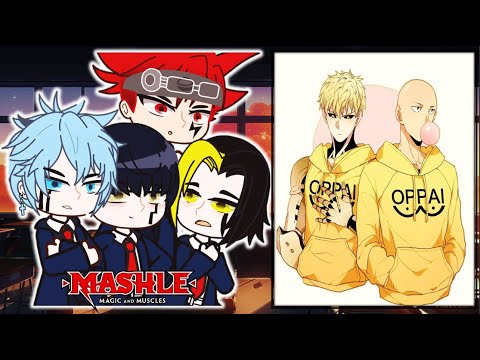 Mashle Magic and Muscles reacts to Mash•gacha club 🇧🇷/🇺🇸 