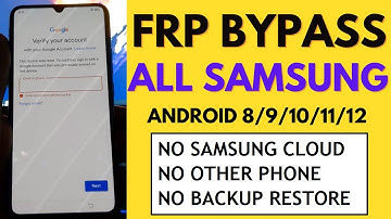 All SAMSUNG Direct FRP Bypass Unlock Latest - Android 9/10/11/12 - No Backup/Restore - No Cloud