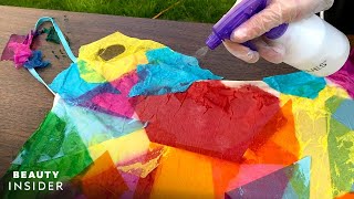 How To Custom-Dye Clothes With Tissue Paper