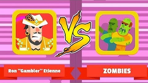BOWMASTERS - Ron "Gambler" Etlenne Vs. Zombies [iOS Gameplay]