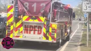 Major response into West Deptford  Township for a massive brushfire