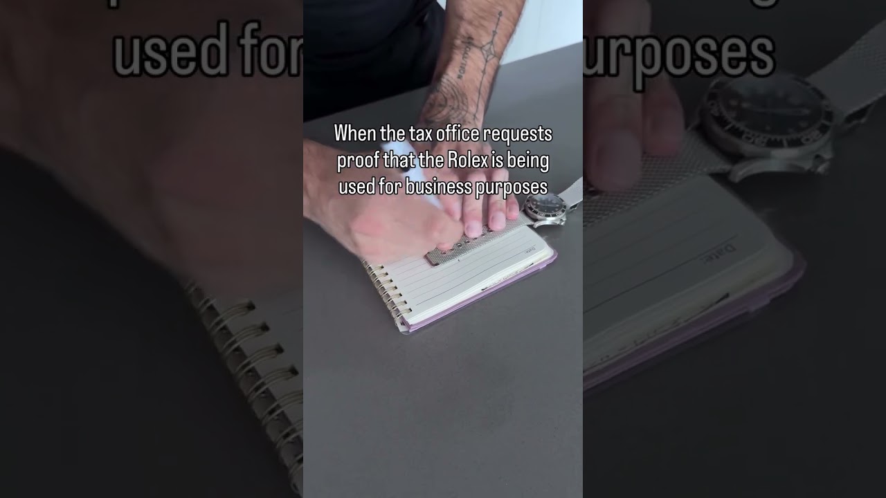 Rolex watch for tax purposes?