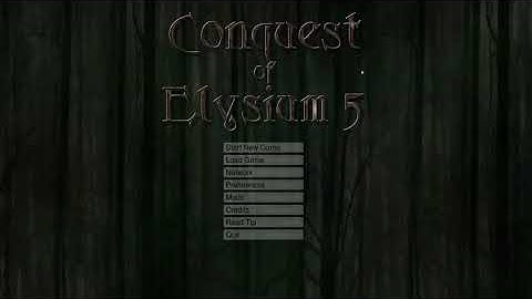 Conquest of Elysium 5 Baron Tutorial 01