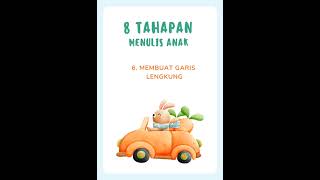 8 Tahapan Sebelum Belajar Menulis Anak Usia PAUD & TK ~ Printable Worksheet #belajaranaktk #belajar