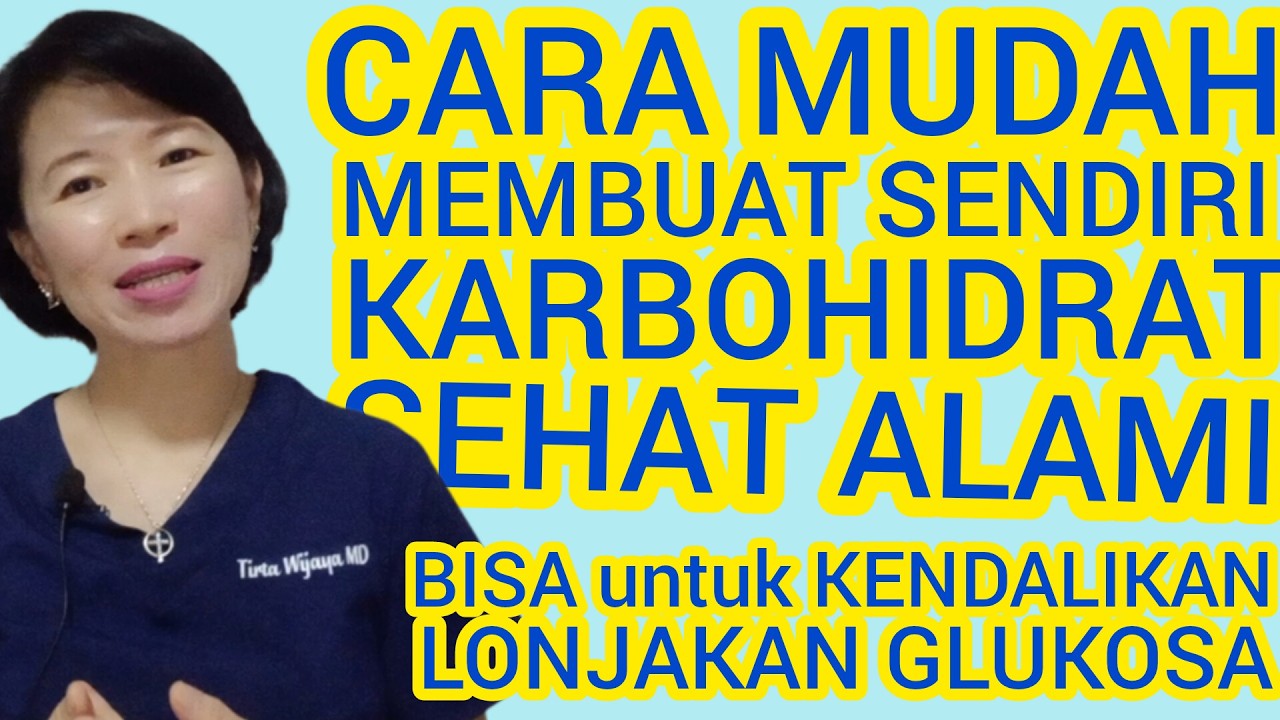 Cara Mudah, Bisa Dibuat Sendiri, Karbohidrat Sehat Alamiah #healthinfo #drtirta #karbohidrat