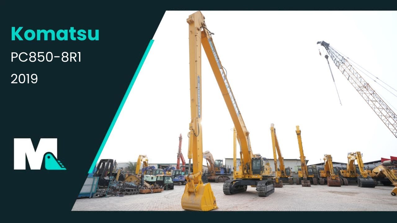 Komatsu PC850-8R1 Long Boom Excavator | 2019