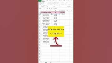 🔥Excel Pro Guide #4 | Convert numbers to barcodes | Creating barcodes in excel #excel #exceltips