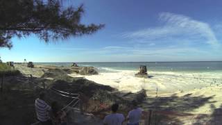 Captiva Beach Renourishment time lapse