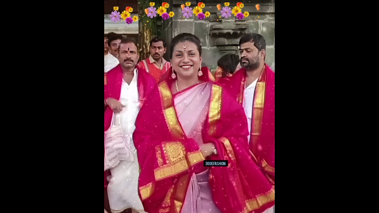 Actress roja & Telugu actress ravali visit tirupati ezhumazhaiyan temple 
