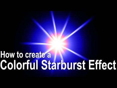 Photoshop Tutorial: How to Create the Colorful Starburst Effect