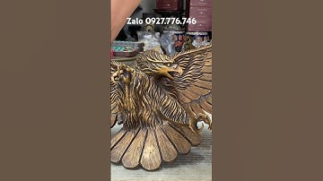 Đại bàng treo tường #đồđồngnguyễnnghi #phongthuy #đồđồngxưa #trendingshorts #đồcổ