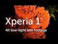 Sony Xperia 1 low light sample footage 4k 960 fps super slowmotion