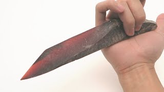 Make a knife with the World's hardest food